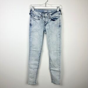 Denizen by Levi's Acid Wash Low Rise Skinny Jeggings